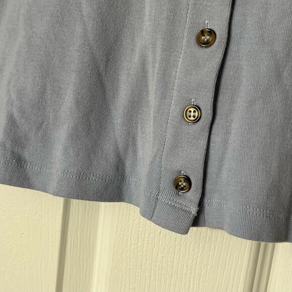 Forever 21 Button-Front Knit Top - Size M - Picture 2 of 4